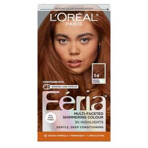 L'Oreal Feria Multi-Faceted Shimmering Permanent Hair Color Spiced Copper